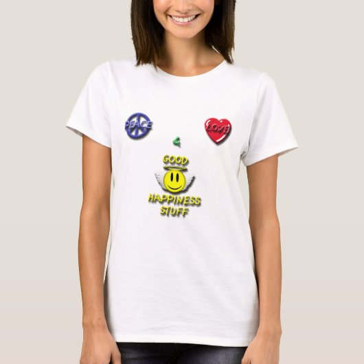 平和ラブハピネスTシャツ Tシャツ (正面)
