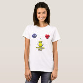 平和ラブハピネスTシャツ Tシャツ (正面フル)