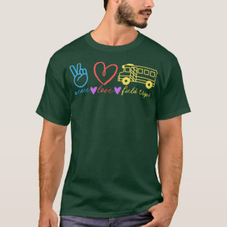 平和ラブフィールドトリップ Tシャツ