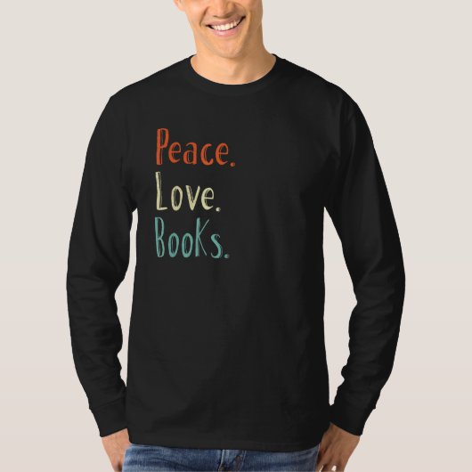 平和ラブブック読ズ読ティー Tシャツ (正面)