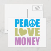 平和ラブマネー ポストカード (正面/裏面)