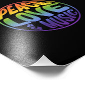 平和ラブミュージックが地球の平和を支える日 フォトプリント            (角)