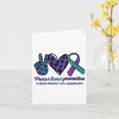 平和ラブ予防自殺防止認識度 カード (黄色い花)