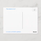 平和ラブ静かなシンボルはがき ポストカード (裏面)