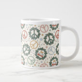 平和リースと世界の喜び ジャンボコーヒーマグカップ (右)