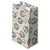 平和リースと世界の喜び スモールペーパーバッグ (裏面アングル)