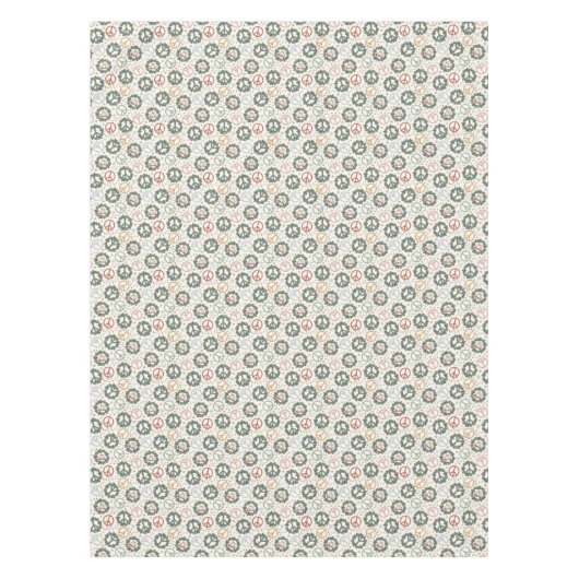 平和リースと世界の喜び テーブルクロス (正面)