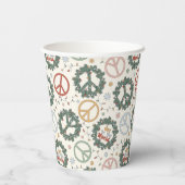 平和リースと世界の喜び 紙コップ (裏面)