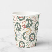 平和リースと世界の喜び 紙コップ (右)