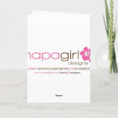 平和リースの休日のクリスマスカード シーズンカード (裏面)