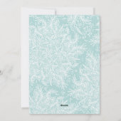 平和レタリングクリスマス宗教写真カード シーズンカード (裏面)