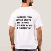 平和ワイシャツ Tシャツ (裏面)