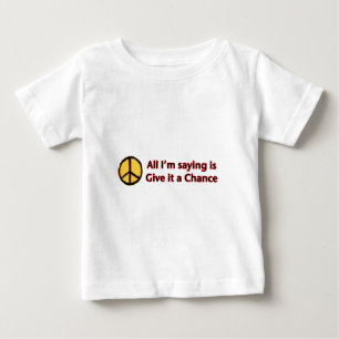 平和与え – チャンス ベビーTシャツ