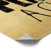 平和与えAチャンスのポスタープリント ポスター (角)