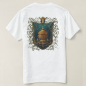 平和世界Tシャツデザイン Tシャツ (デザイン裏面)