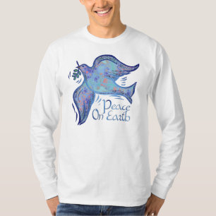平和両面ワイシャツの鳩 Tシャツ