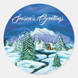 平和丸太小屋 ラウンドシール