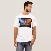 平和主義のメンズTシャツ Tシャツ (正面フル)