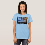平和主義の女性用Tシャツ Tシャツ (正面フル)