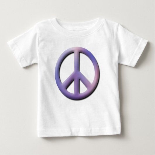 平和乳児のTシャツ ベビーTシャツ (正面)
