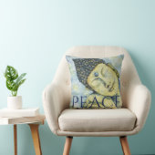 平和仏の水彩画の芸術の装飾用クッション クッション (椅子)