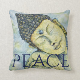 平和仏の水彩画の芸術の装飾用クッション クッション