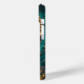 平和仏顔金ゴールドブルーアートアンティークポスター Case-Mate iPhoneケース (裏面 / 左)