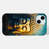 平和仏顔金ゴールド芸術アンティークポスター Case-Mate iPhoneケース (裏面 (横))