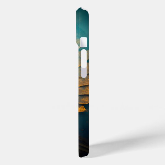 平和仏顔金ゴールド芸術アンティークポスター Case-Mate iPhoneケース (裏面 / 左)