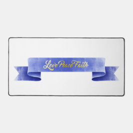 平和信仰を愛する デスクマット