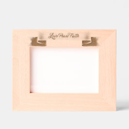 平和信仰を愛する レーザー彫刻フレーム