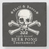 平和入って来ますか、または部分で去って下さい ストーンコースター (正面)