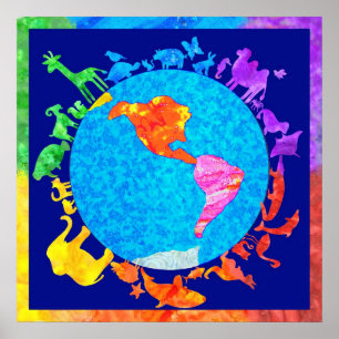 平和動物王国ポスター ポスター