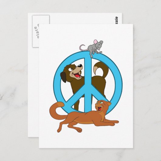 平和動物 ポストカード (正面/裏面)