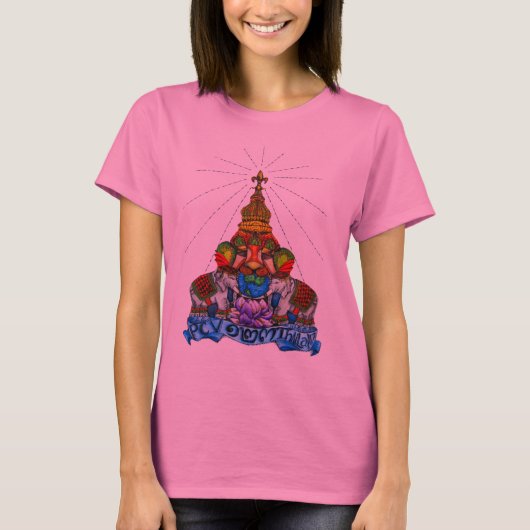 平和協力隊ボランティア・タイ Tシャツ (正面)