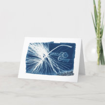 平和及び喜びのホワイトパインのCyanotypeのブランク