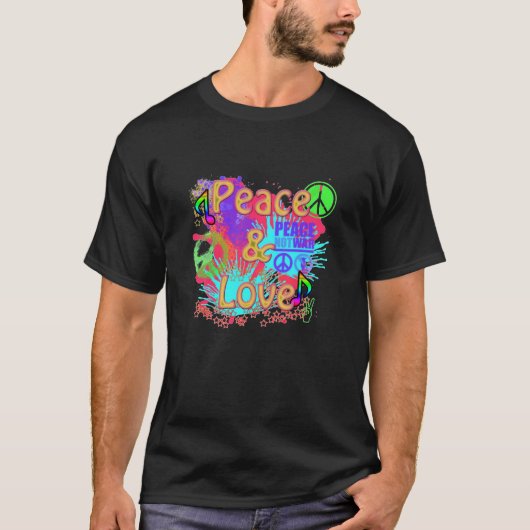 平和及び愛ワイシャツ Tシャツ (正面)
