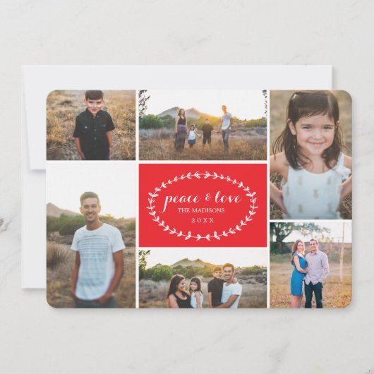 平和及び愛休日の写真カード シーズンカード (正面)