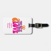 平和及び愛 ラゲッジタグ (正面横)