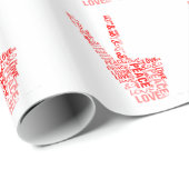 平和及び愛-平和にチャンスを与えて下さい ラッピングペーパー (ロールコーナー)