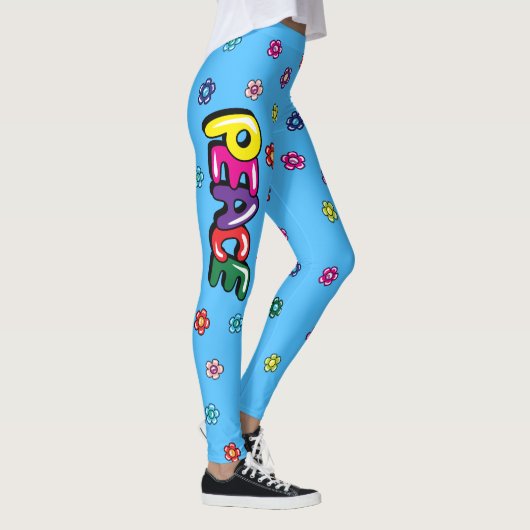 平和及び花のレギンス レギンス (右)