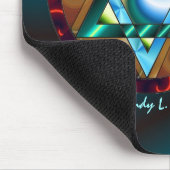 平和及び調和ダビデの星 マウスパッド (コーナー)