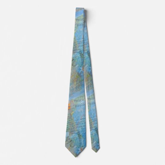 平和回復は恐れがない ネクタイ (正面)