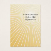 平和国際的の日プロファイルカード (裏面)