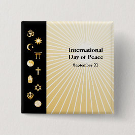 平和国際的の日ボタン 缶バッジ