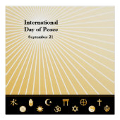平和国際的の日 ポスター (正面)