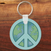 平和地球キーチェーン キーホルダー (正面)