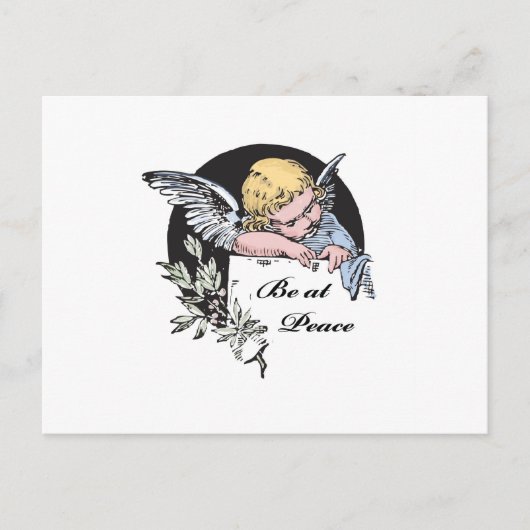 平和天使にいる ポストカード (正面)
