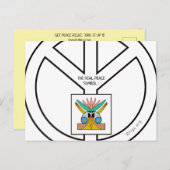 平和実在の象徴 ポストカード (正面/裏面)