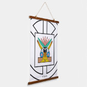 平和実在の象徴 吊り下げ型タペストリー (傾斜あり)